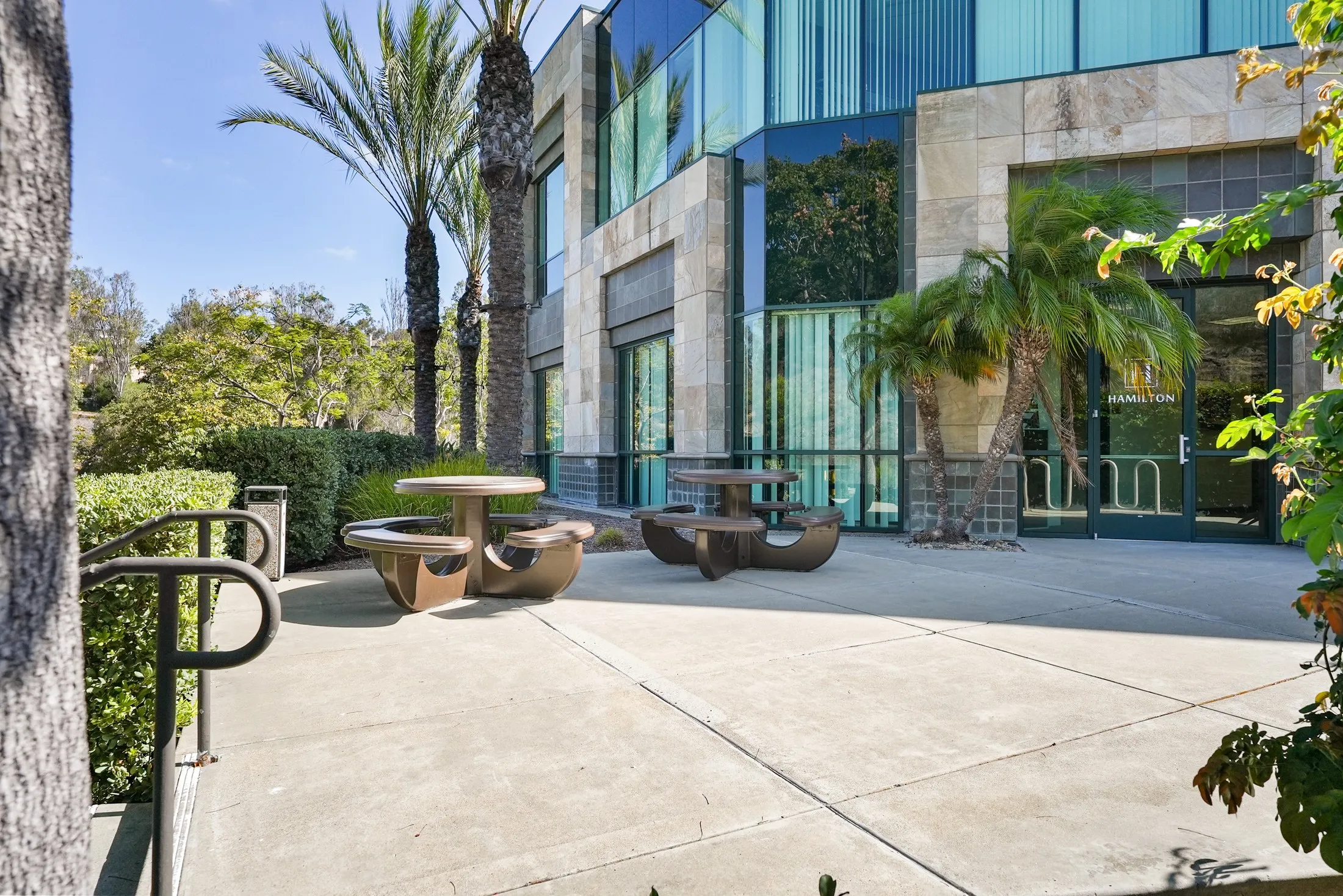 Exterior of 11250 El Camino Real, Carmel Valley, San Diego.